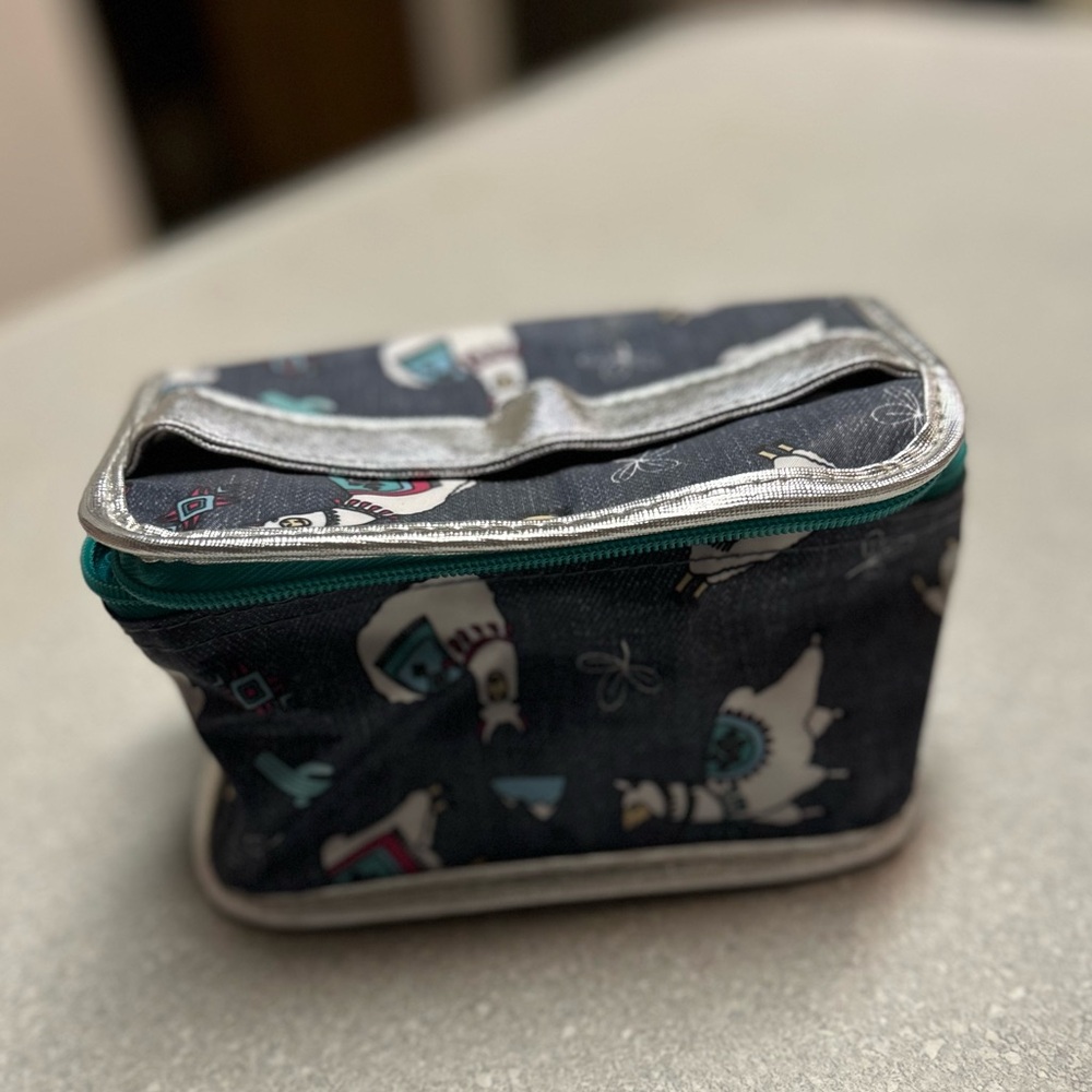 Unbranded llama girls makeup travel bag